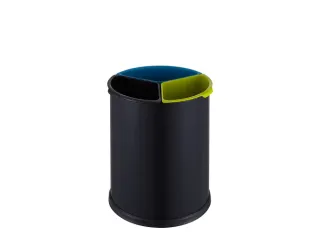 Ronde Afvalscheidingsbak Open Top 3x 3.5 Liter - 1