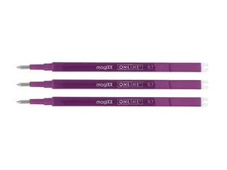 Gelschrijvervulling Online Magixx medium violet blister à 3 stuks - 3