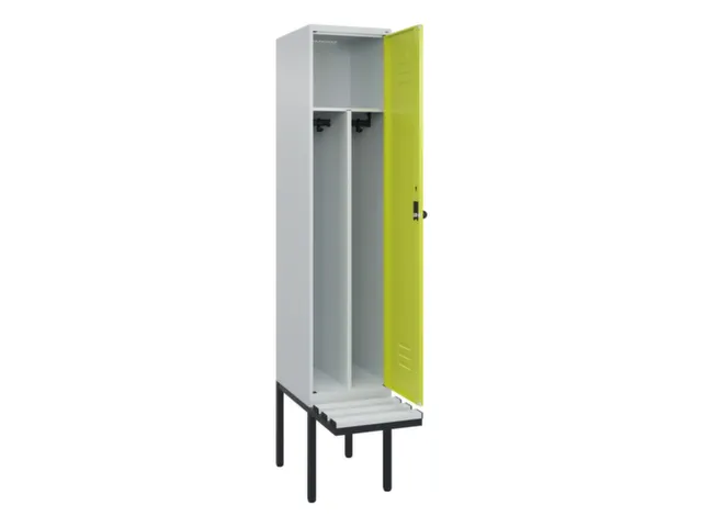 locker voor scheiding van kleding,HxBxD 2120x400x815mm,1vak