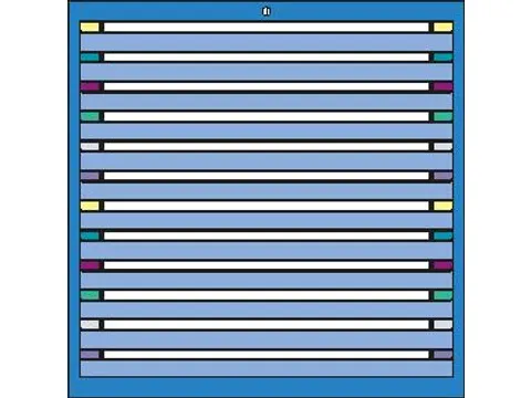armoire à tiroirs HxlxP 1000x805x695mm RAL7035 face avant RAL7035