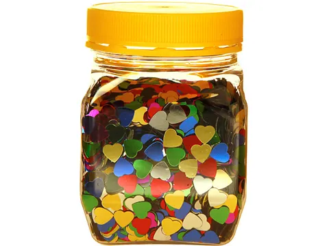Pot Confetti Hartjes (160 G)