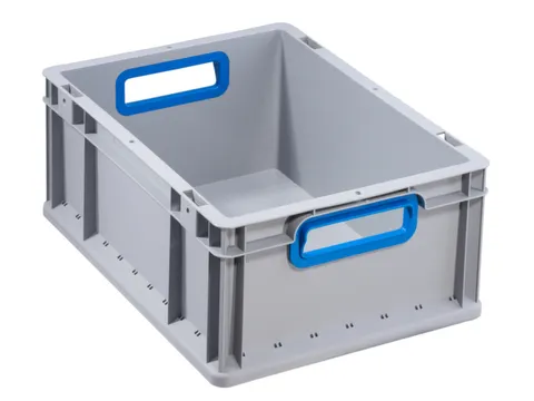 Euronorm-stapelbak 170x400x300mm Pp Wanden/bodem Gesloten