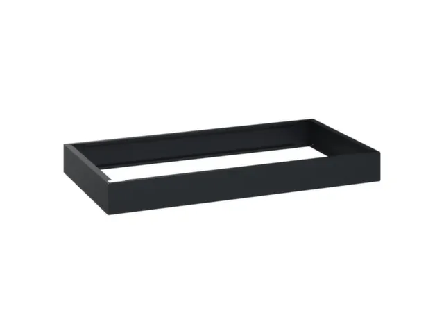 sokkel,HxBxD 100x1000x500mm,kunststof,RAL7021,meerprijs