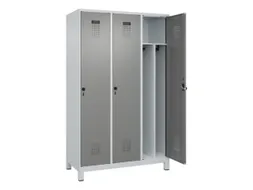locker voor scheiding van kleding,HxBxD 1950x1200x500mm,3vak