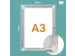 Kliklijst Nobo Premium Plus afsluitbaar A3