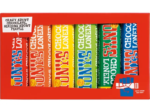 Proeverijtje 47/50g chocoladereep mix 6 stuks