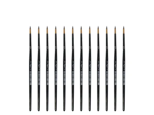 Penseel Kangaro Serie 340 rond Nr. 6 synthetisch doos 12 stuks