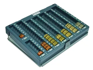 Muntgeldsorteerunit Desq met deksel 235x184x34mm - 1