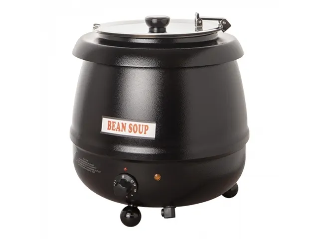 Soepketel Bistro Zwart 10 Liter