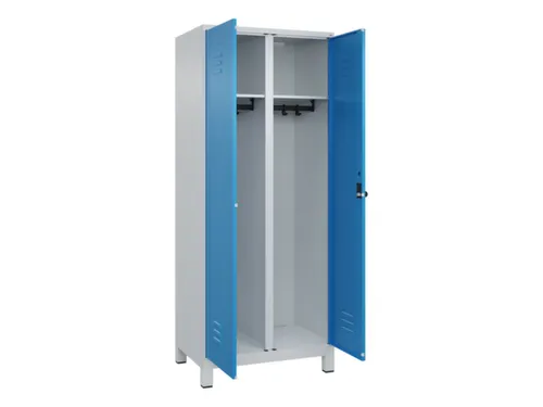locker voor scheiding van kleding,HxBxD 1950x800x500mm,2vak