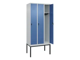 locker,HxBxD 2120x900x500mm,3vak,vak B 300mm,draaigrendel - 2