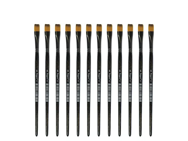 Penseel Kangaro Serie 341 plat Nr. 8 synthetisch doos 12 stuks