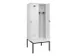 locker met bank,voor scheiding van kleding,HxBxD 2120x800x815mm,2vak