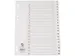 Tabbladen PP Set 1-20 Met Indexblad A4 11-Gaats Wit Personaliseerbaar