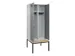 locker met bank,voor scheiding van kleding,HxBxD 2120x800x815mm,2vak