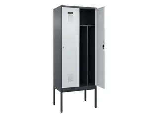 locker voor scheiding van kleding,HxBxD 2120x800x500mm,2vak - 1