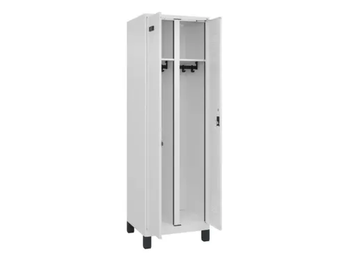 locker voor scheiding van kleding,HxBxD 1950x600x500mm,2vak