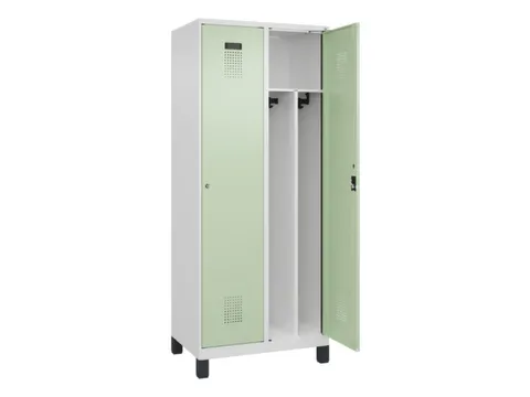 locker voor scheiding van kleding,HxBxD 1950x800x500mm,2vak