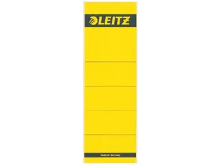 Rugetiket Leitz 1642 62x192mm Geel zelfklevend - 1