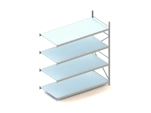 Breedvakstelling aanbouwveld HxBxD 2500x2251x1050mm 4 stalen legborden