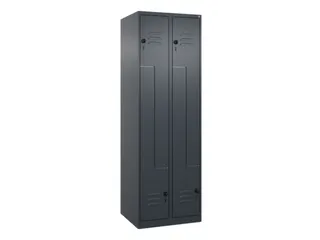 Z-garderobekast,HxBxD 1850x600x500mm,vak B 150/300mm,draaigrendel - 1