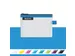 WOW Reisetui, S, A6, blauw
