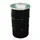 Afvalbak Binbin Met Vlamvertragend Deksel 120 Liter Zwart