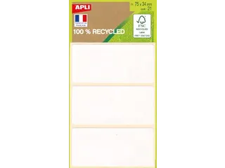 Witte Etiketten In Etui - 2