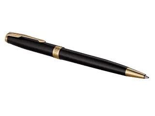 Balpen Parker Sonnet Black lacquer GT medium - 6
