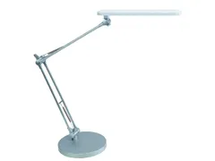 Trek LED-bureaulamp 6W wit dubbele knikarm