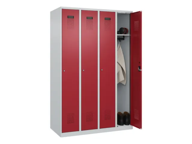 locker,HxBxD 1850x1200x500mm,4vak,vak B 300mm,cil.-slot