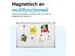 BRASQ Magnetisch Whiteboard 60x45cm Zilver met accessoire set