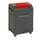 Afvalbak 45 Liter 650x380x320mm Plaatstaal 2 Wielen Klep Rood