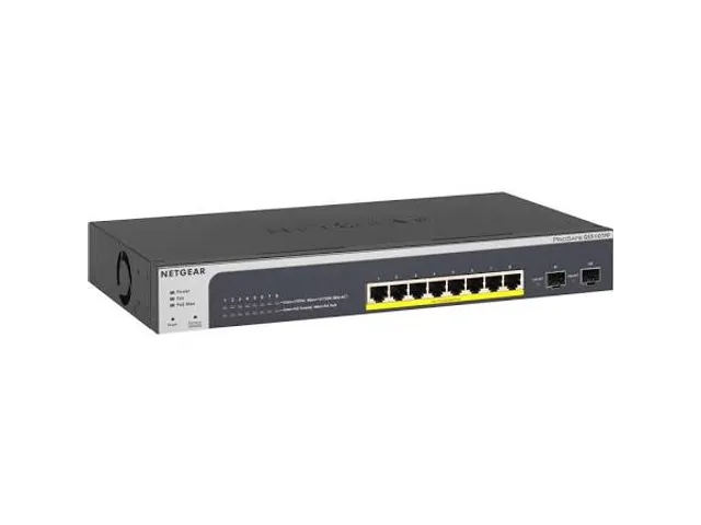 NETGEAR GS510TPP, Managed, L2/L3/L4, Gigabit Ethernet (10/100/1000), F