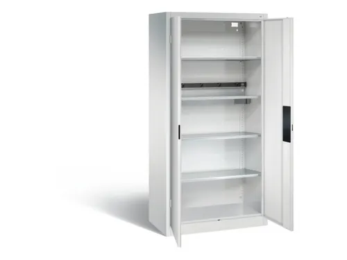 acculaadkast 1950x930x500mm 5stekkerdozen 230V cil.-slot front RAL7035