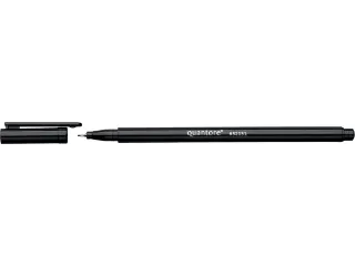 Quantore Fineliner rond 0.4mm Zwart - 1