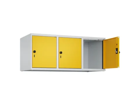 opzetkast,v. locker,3vak.,vak B 400mm,HxBxD 500x1200x500mm