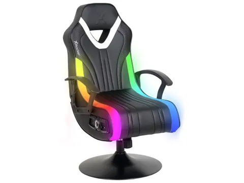 Xrocker Xr Fury Jr Gaming stoel zwart 023039 PU leer Neomotion RGB 2.1