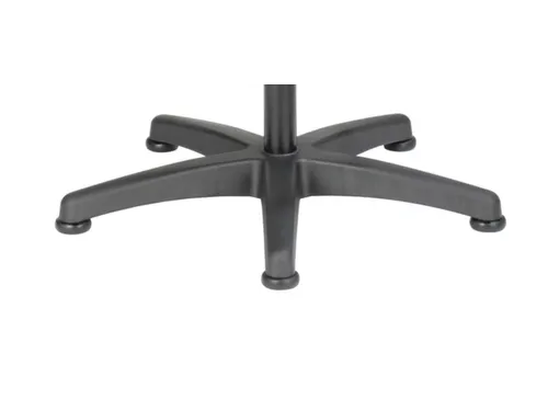 Hoge Werkstoel Ergo 25 580-850mmx440x410mm Zwart PU Glijders
