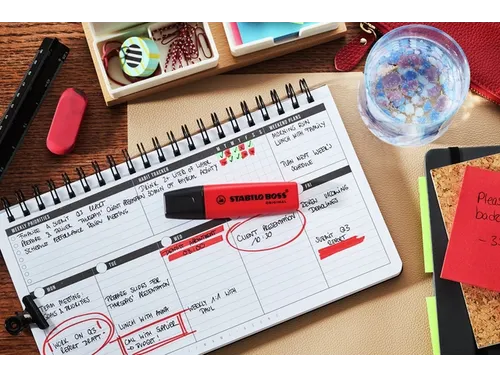 Markeerstift STABILO Boss 70/48 echt rood