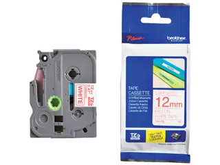 Labeltape Brother P-touch TZe-232 standaard 12mm rood op wit - 1