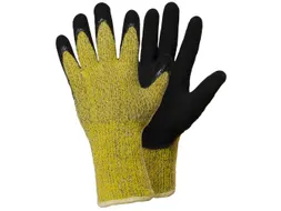 Tegera 987 snijbestendige handschoenen, zwart/geel, maat 10, per 6 paa
