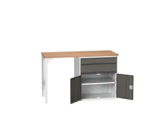 werkbank,HxBxD 930x1500x600mm,multiplexblad,2voeten/1container - 1