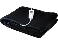 Elektrisch Deken Fleece Donkerblauw 10 Standen Timerfunctie 180x130cm
