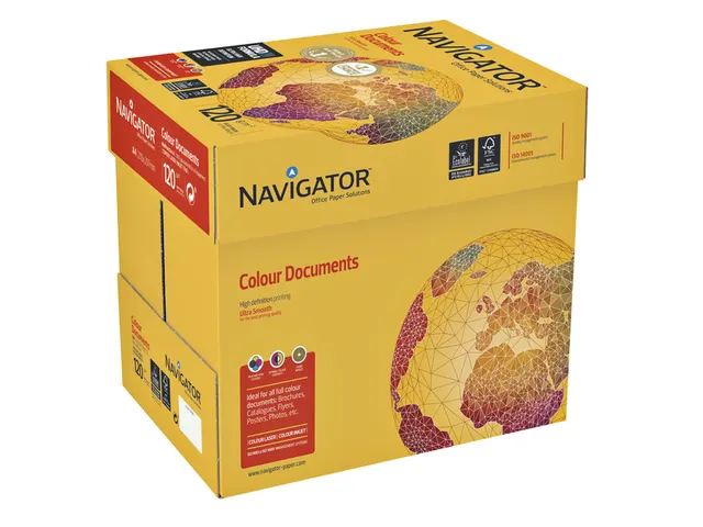 Kopieerpapier Navigator Colour Doc A4 120 Gram Wit 250vel