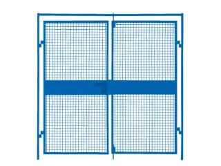 dubbele vleugeldeur,v. scheidingswandsysteem,HxB 2200x2000mm,RAL5002 - 3