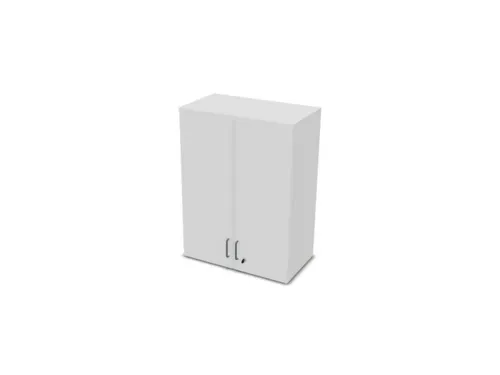 opzetkast v. kast met openslaande deuren Bl-wit 1070x800x445mm