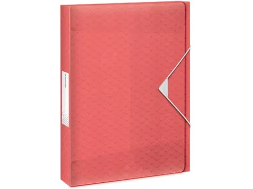 Colour'Breeze elastobox, ft A4, 2,5 cm, koraal