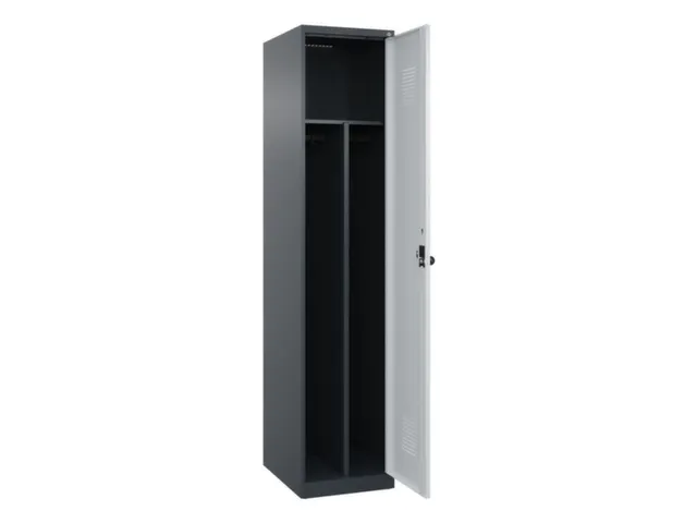 locker voor scheiding van kleding,HxBxD 1850x400x500mm,1vak