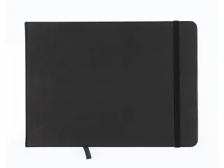 Schetsboek Kangaro A5 landscape zwart PU HC 80 blad 140gr roomwit met - 5